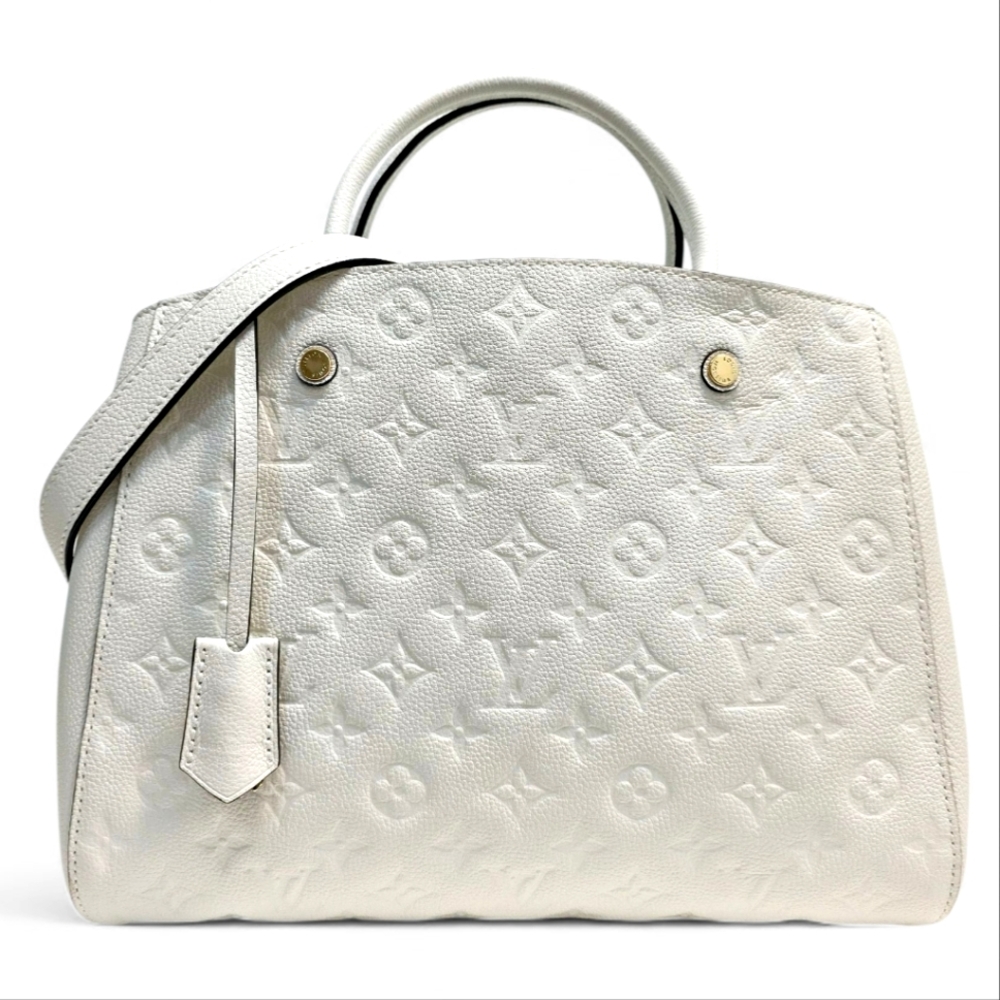 ✨️Excellent condition Louis Vuitton Montaigne MM White Empreinte - Picture 13 of 16